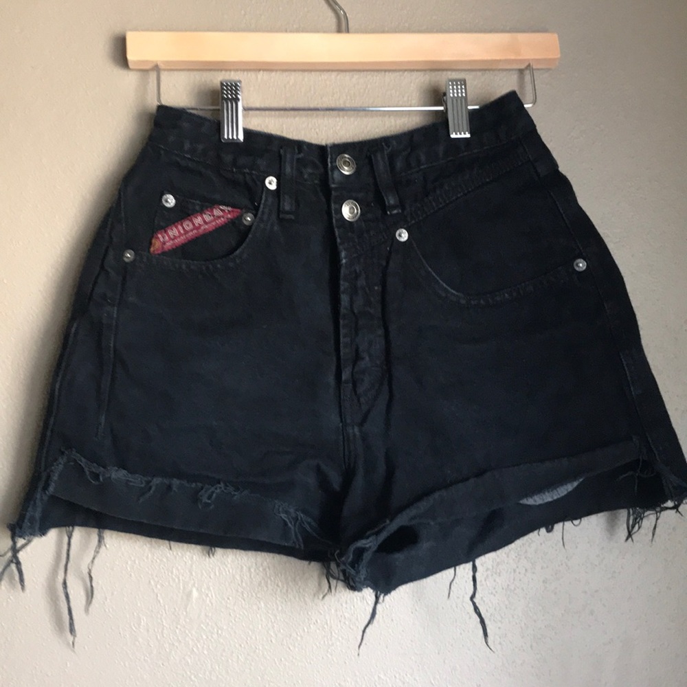 Vintage black cutoff shorts